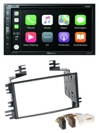 Автомагнитола Pioneer 2 DIN DVD DAB Bluetooth USB
