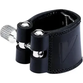 Vandoren Leather Alto Sax Ligature Cap Bari Sax, For V16 mtp, with Plastic Cap
