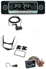 Dietz DAB Bluetooth USB MP3 Autoradio für Chevrolet Cruze 2011-2016 silber