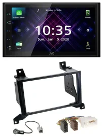 JVC DAB 2DIN MP3 Bluetooth USB Autoradio für Hyundai Santa Fe CM 09-12