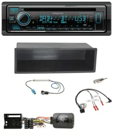 Автомагнитола Kenwood Bluetooth DAB USB CD для VW Polo/Passat с монтажным карманом
