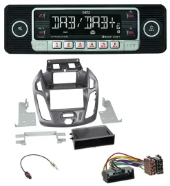 Dietz USB DAB MP3 Bluetooth Autoradio für Ford Transit Connect 12-18 Display Peg