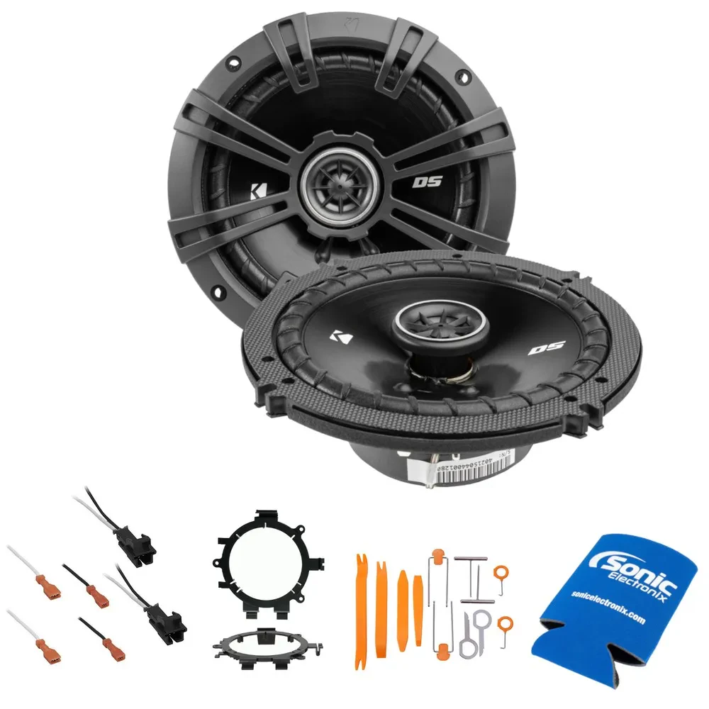 Динамики для передних дверей GMC Yukon 1995–2006 Kicker DS Series (набор) с Koozie