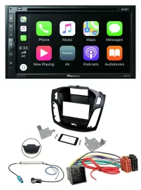 Pioneer DVD 2DIN MP3 DAB Bluetooth USB Autoradio für Ford Focus ab 2018 schwarz