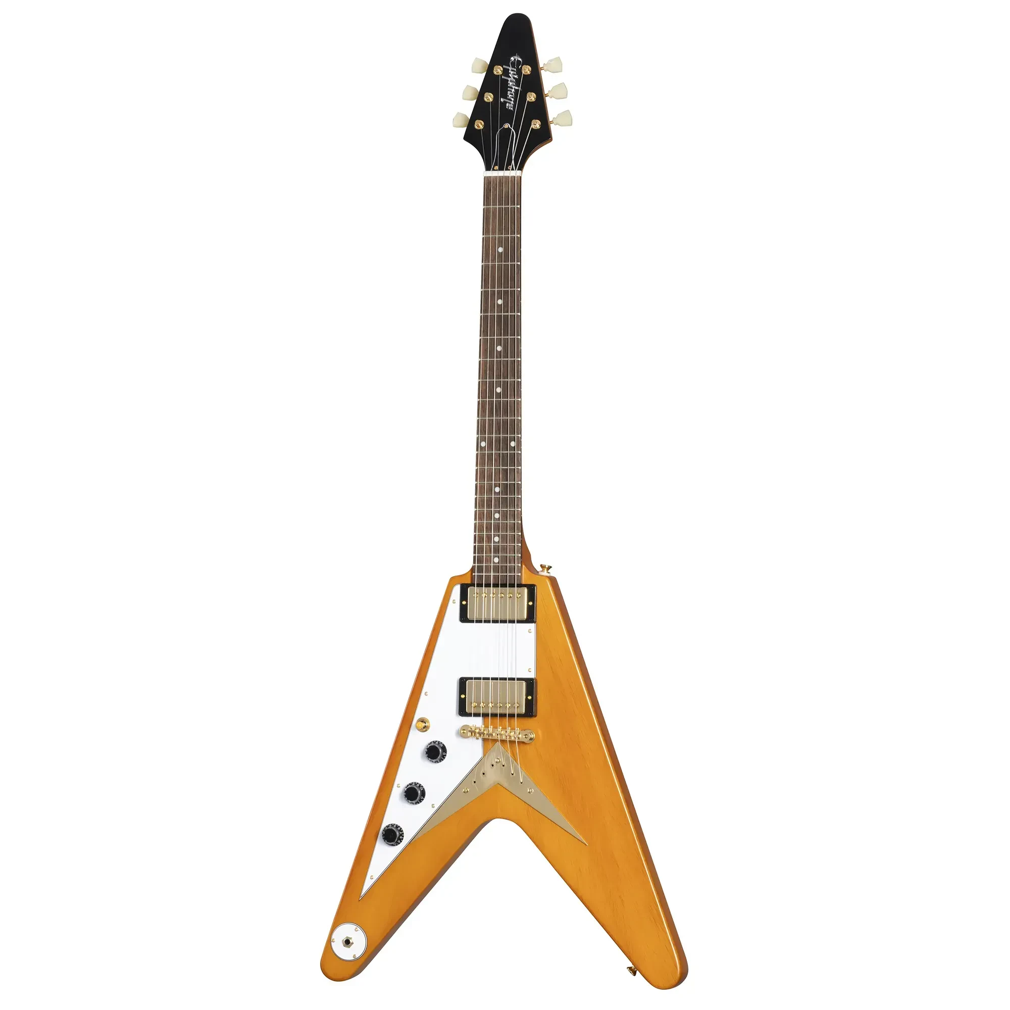 Электрогитара Epiphone 1958 Korina Flying V Antique Natural с кейсом