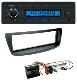 Автомагнитола VDO Bluetooth, USB, AUX, MP3 для Citroen C1/Peugeot 107/Toyota Aygo (2005–2014)