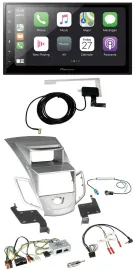 Pioneer USB Lenkrad 2DIN Bluetooth DAB Autoradio für Ford Fiesta 2010-17 Display