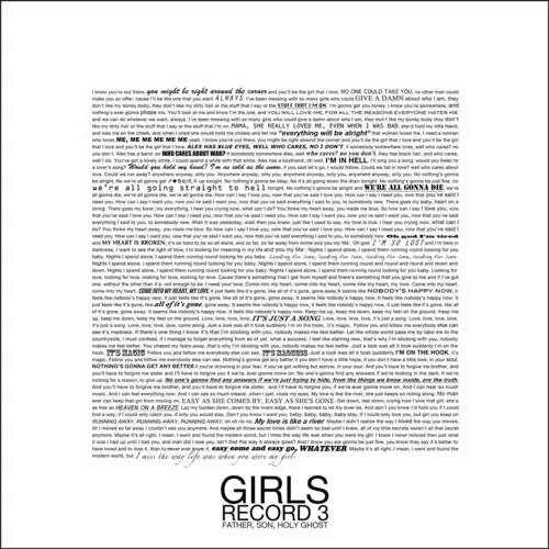 Виниловая пластинка The Girls - Fathers, Son, Holy Ghost [New Vinyl LP] Explicit