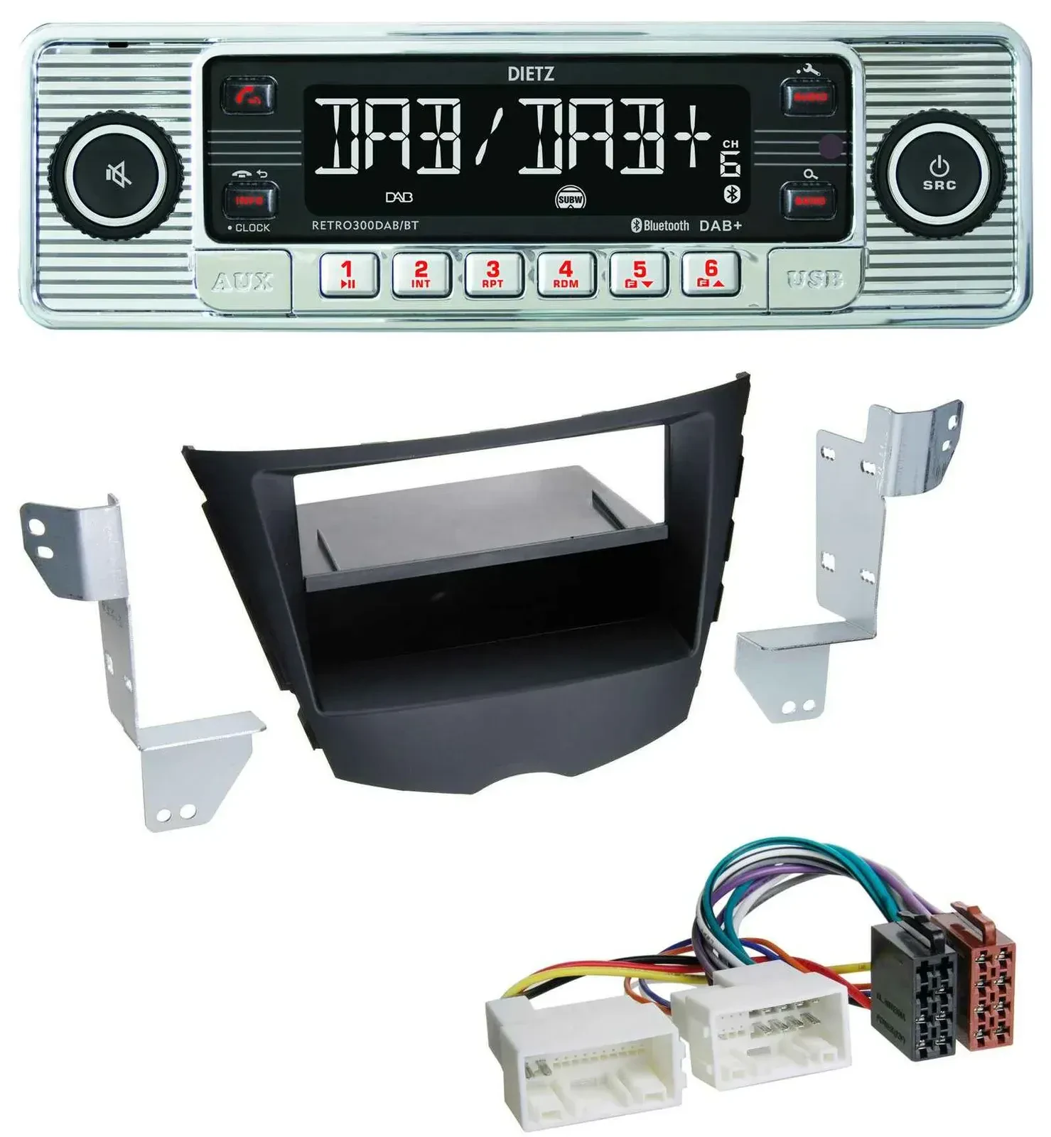 Автомагнитола для Hyundai Veloster (с 2011) Dietz Bluetooth, DAB, USB, MP3