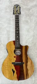 Luna Vista Eagle 12 String  Tropical Wood Acoustic Electric Guitar w/Hard Case