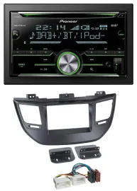 Автомагнитола Pioneer 2-DIN Bluetooth MP3 DAB USB CD черная для Hyundai Tucson (с 2015)