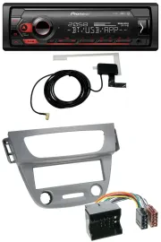 Автомагнитола Pioneer для Renault Megane 3 Quadlock (2009–2014), DAB, USB, MP3, Bluetooth, серый