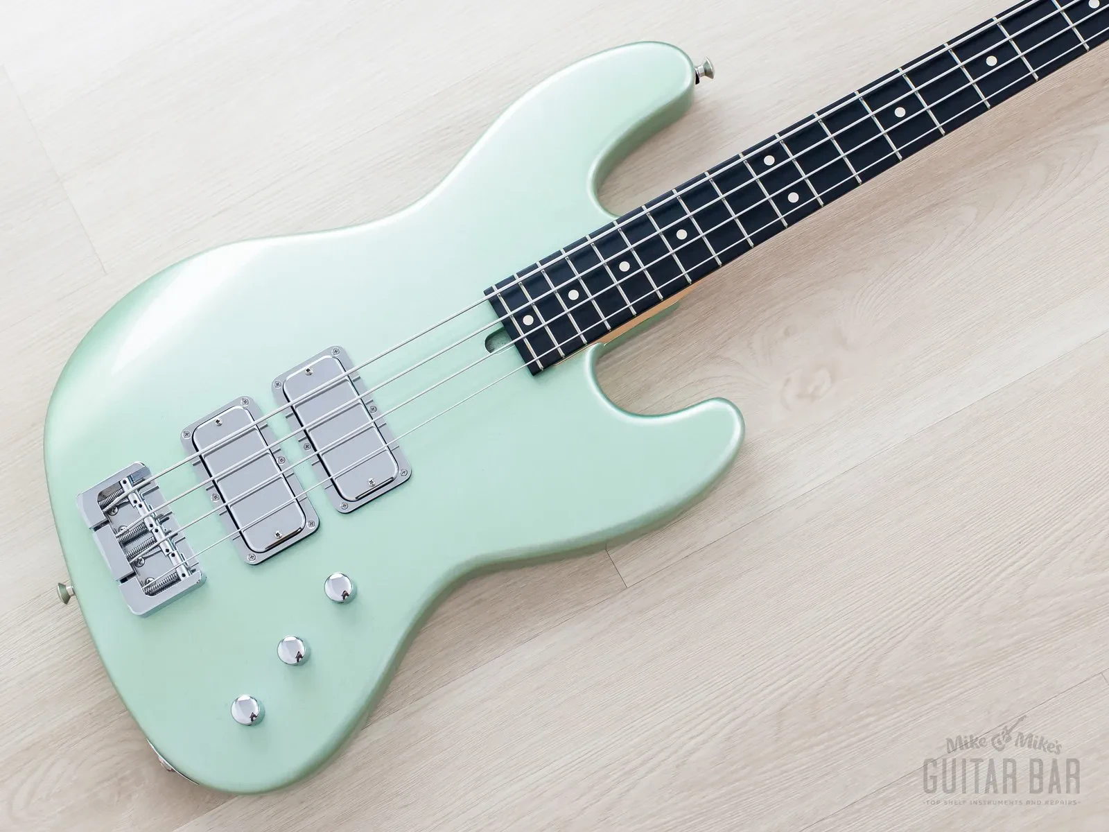 2022 Mike Lull Custom Guitars JT4 Custom Ice Green Metallic, Near-Mint w/ Case