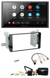 Pioneer USB 2DIN DAB Lenkrad Bluetooth Autoradio für Mitsubishi L200 ab 10/2015