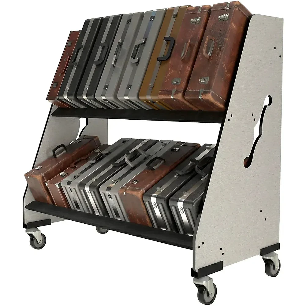 A&S Crafted Products Band Room Trumpet Case Storage Rack