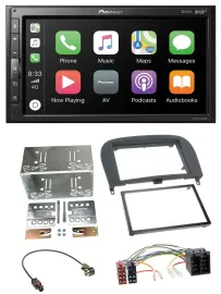Pioneer USB MP3 DAB 2DIN Bluetooth Autoradio für Mercedes SL-Klasse 2001-2011 R2