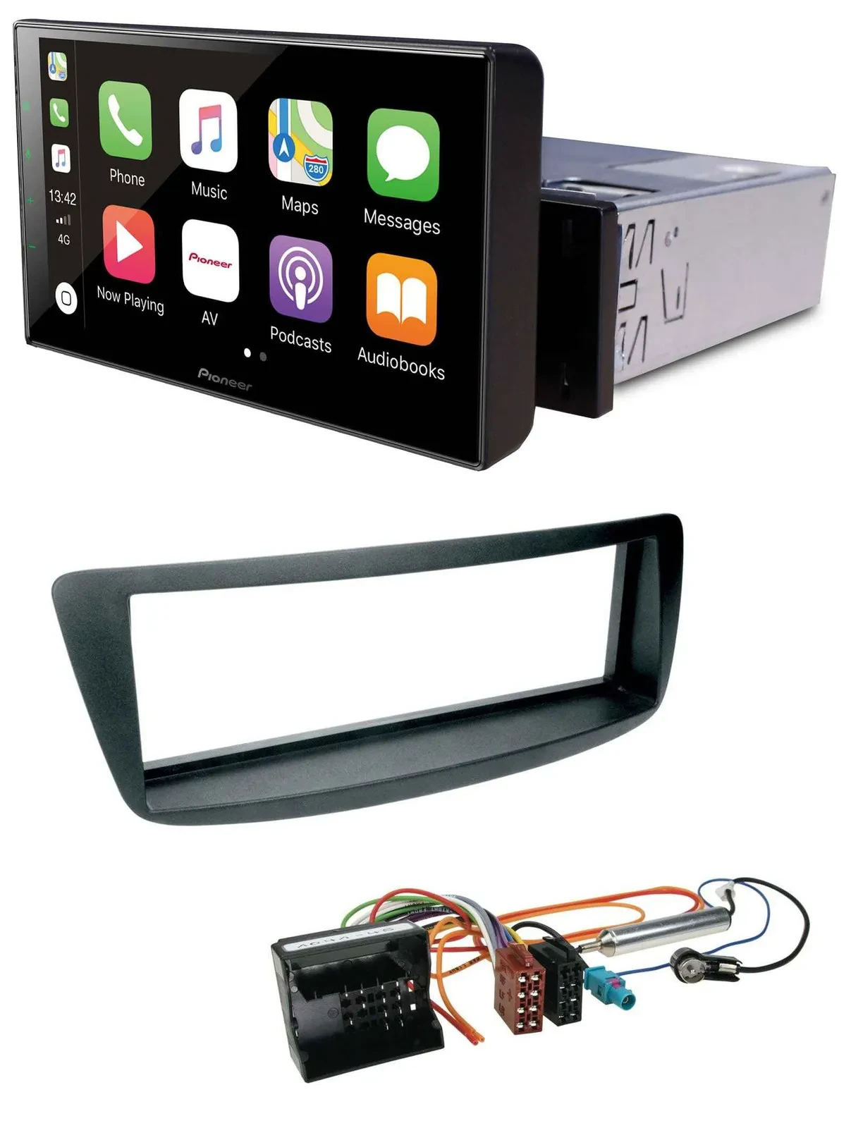 Pioneer Bluetooth MP3 DAB USB Autoradio für Citroen C1 Peugeot 107 Toyota Aygo 0