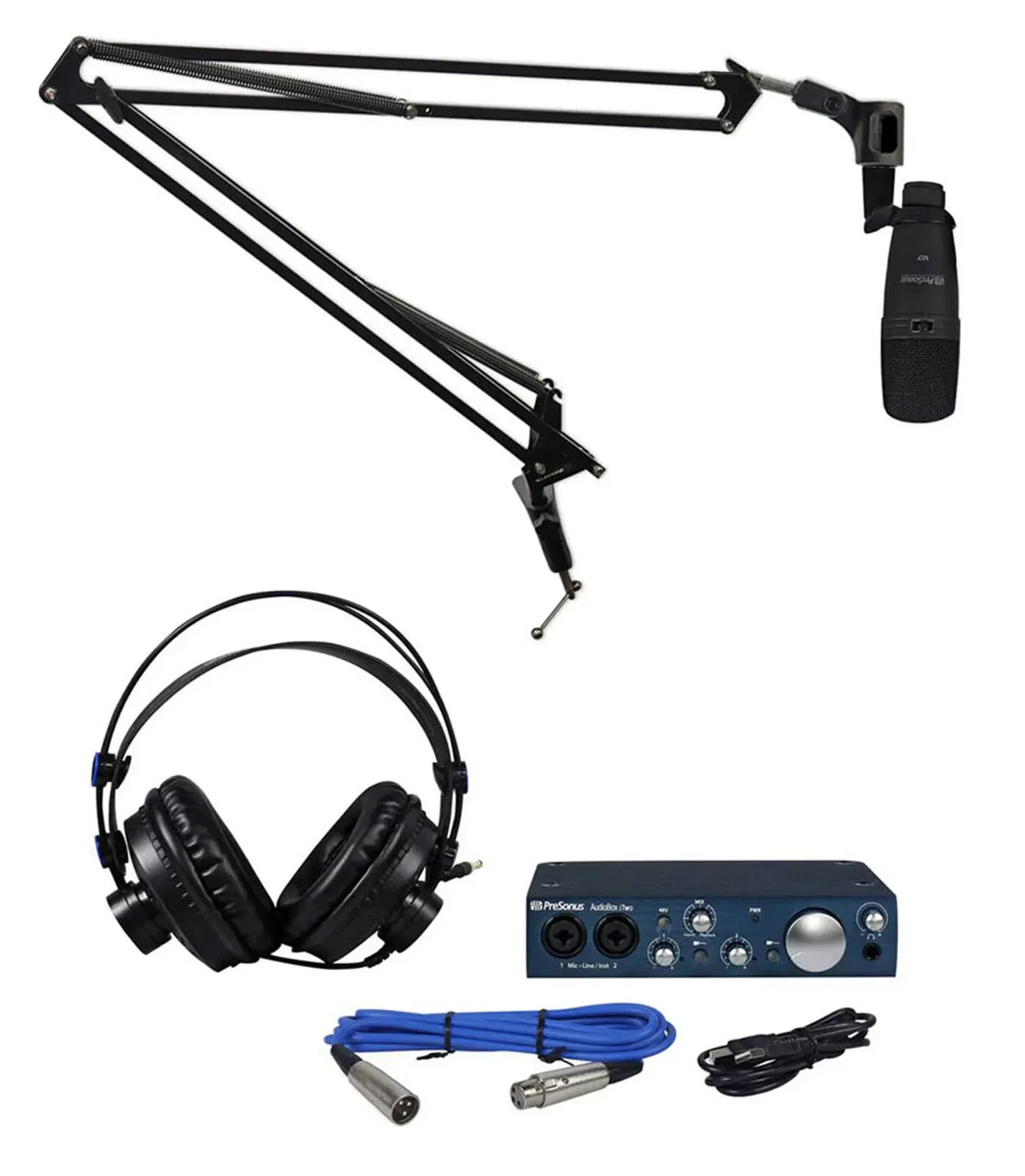 Комплект для подкастов PreSonus AudioBox iTwo Studio ASM