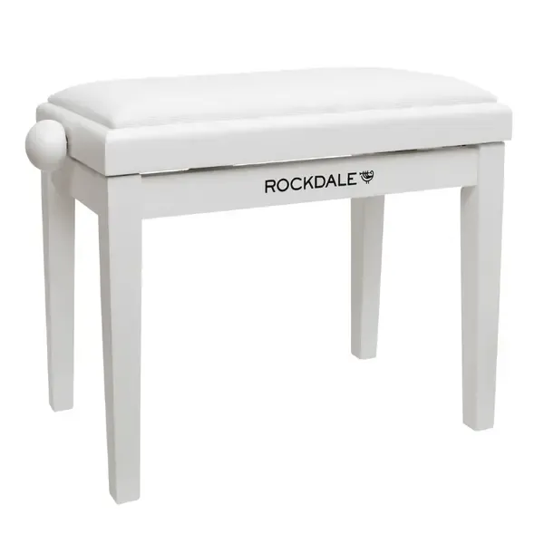 Банкетка для клавишных Rockdale RHAPSODY 131 SV WHITE GREY