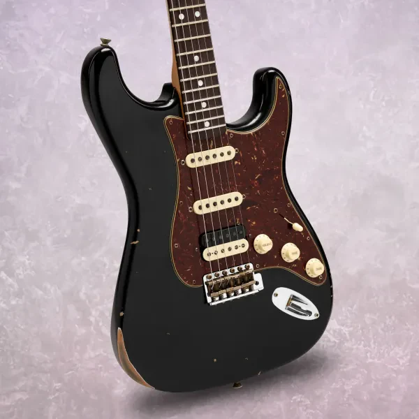 Fender Custom Shop Limited Edition 67 HSS Stratocaster Relic 3A Aged Black
