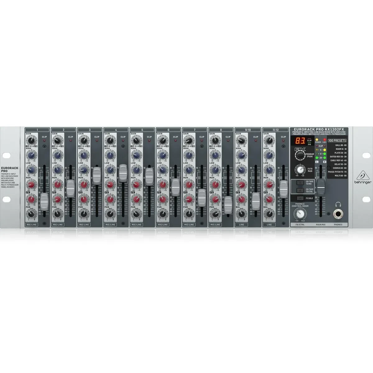 Рэковый микшер Behringer RX1202FX Eurorack Pro