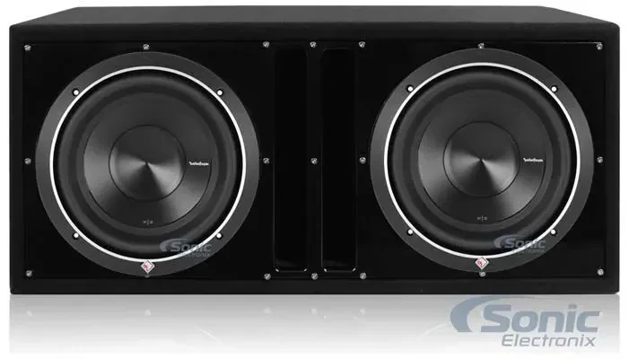 Сабвуфер пассивный Rockford Fosgate P3D4-10 + 10DQV 10", 2000W, с двойным фазоинверторным корпусом (набор, 2 шт.)