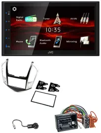 JVC USB Bluetooth MP3 DAB 2DIN Autoradio für Chevrolet Cruze 2011-2016