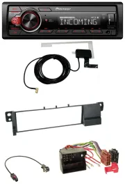 Pioneer MP3 AUX CD DAB USB Autoradio für BMW 3er E46 (Quadlock)