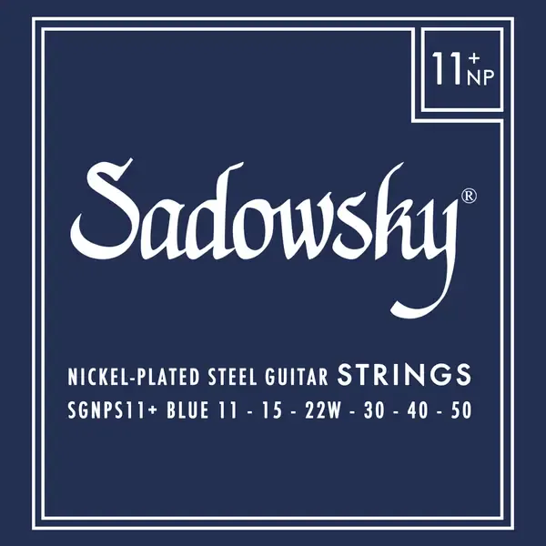 Струны для электрогитары Sadowsky Blue Label Nickel Plated Steel 11-50