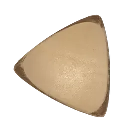Медиатор Мозеръ P502 кожаный для балалайки контрабас, треугольный, 2х слойный