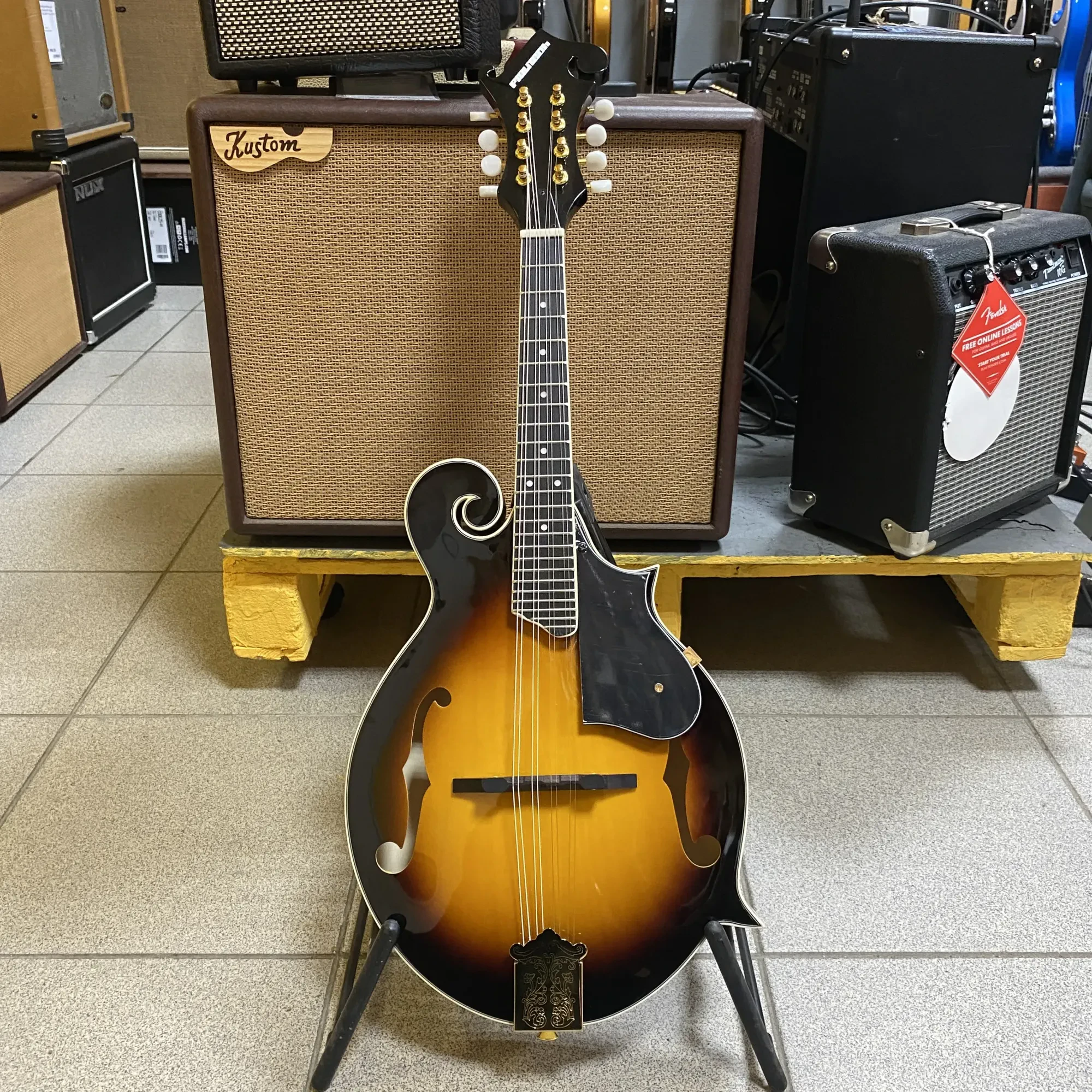 Мандолина PlayTech Sunburst China 2010s w/Gigbag