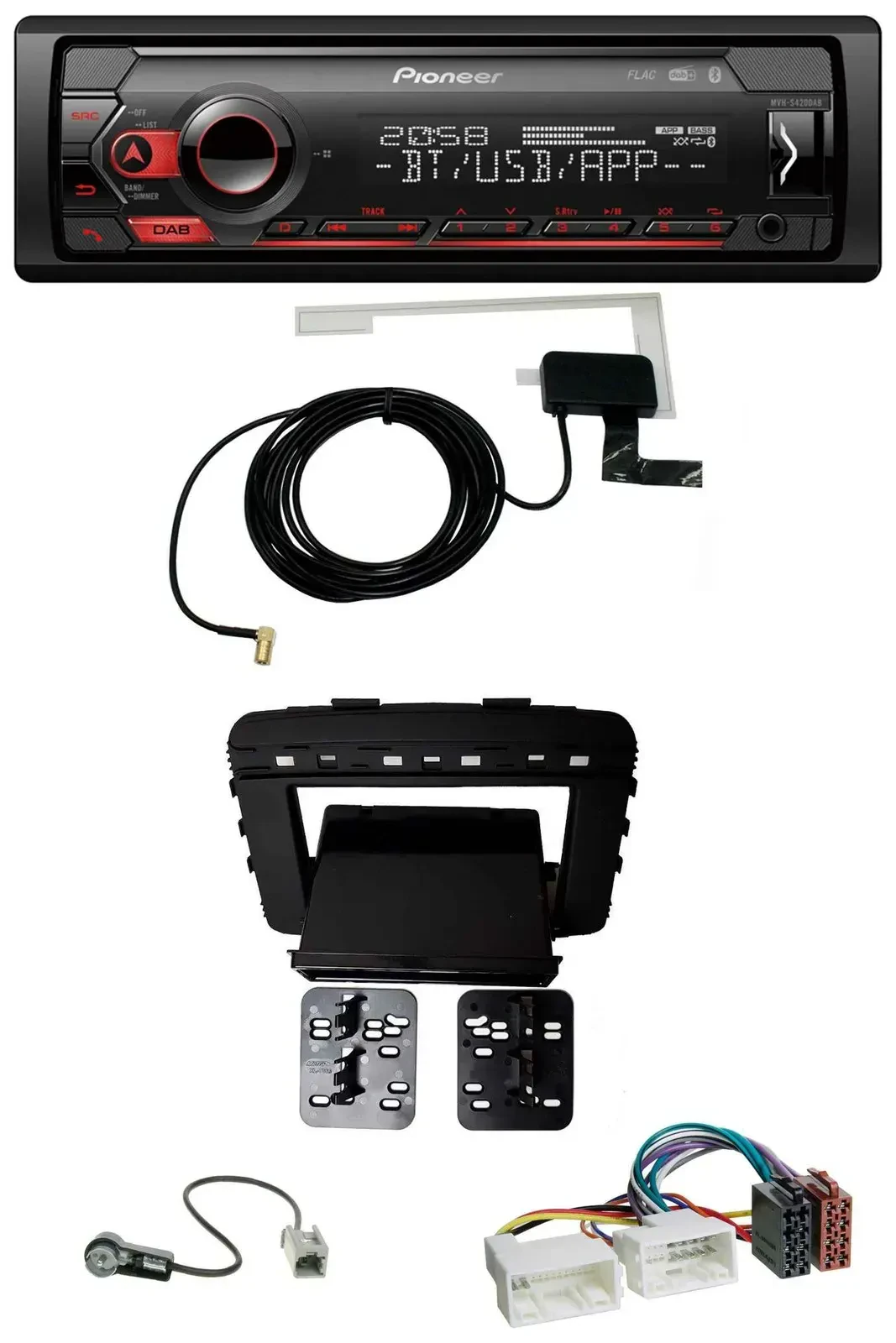Автомагнитола для Kia Sorento (UM, с 03/2015) Pioneer DAB USB MP3 Bluetooth