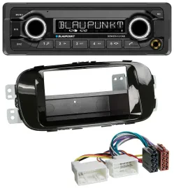 Blaupunkt Bluetooth DAB MP3 USB Autoradio für Kia Soul PS ab 14 piano-schwarz