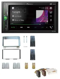 Pioneer 2DIN MP3 DAB USB Bluetooth Autoradio für Kia Carnival II VQ 06-11