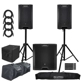 LD Systems ICOA 12 A 12" Powered Active PA Speakers Pair w 18" Subwoofer Package