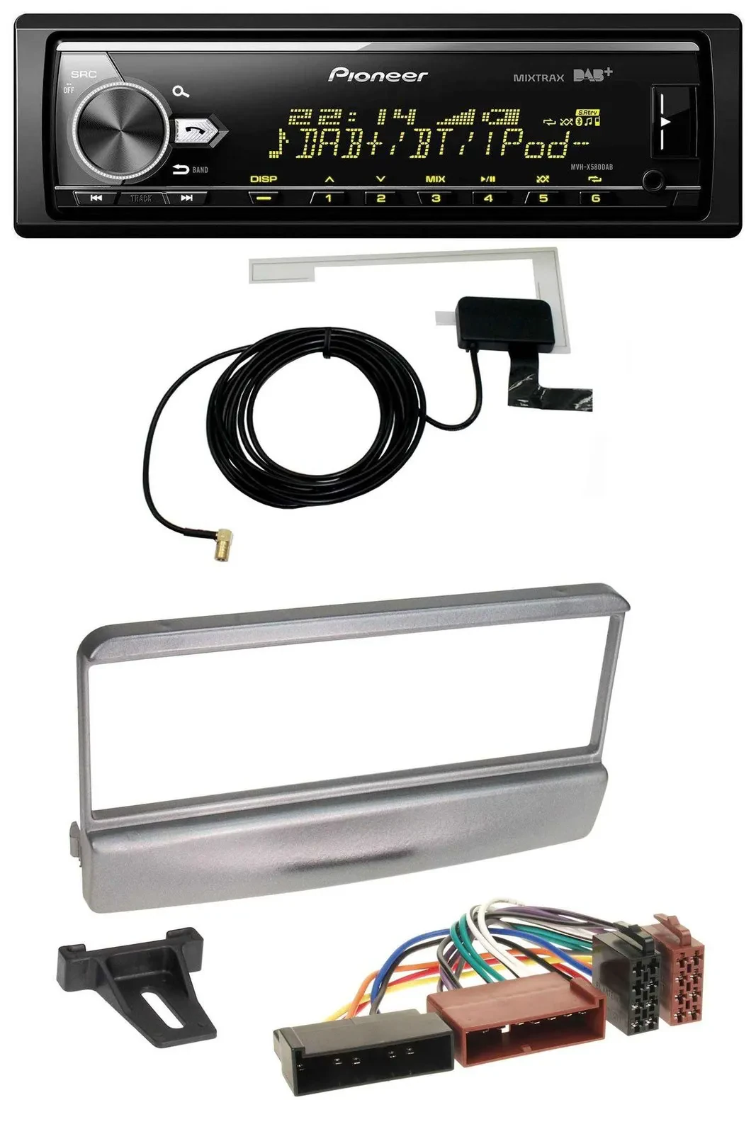 Автомагнитола для Ford Pioneer Bluetooth, DAB, USB, MP3 (Mondeo 96–02, Transit до 06)