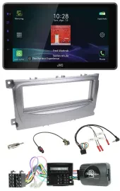 Автомагнитола JVC DAB, Bluetooth, USB для Ford Galaxy/C-Max/Focus (CAN-Bus, 2007)