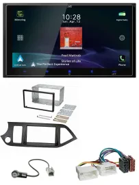 Автомагнитола для Kia Picanto JVC 2DIN, DAB, USB, Bluetooth, MP3