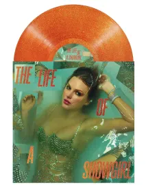 Taylor Swift The Life of a Showgirl Orange Glitter Vinyl