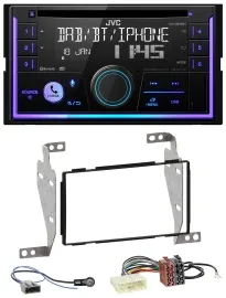 JVC MP3 USB 2DIN DAB Bluetooth CD Autoradio für Nissan Juke (2010-2014)