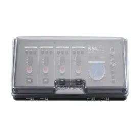 Защитная крышка для музыкального оборудования Decksaver DS-PC-SSL12 Solid State Logic SSL 12 USB Clear