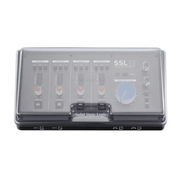 Защитная крышка для музыкального оборудования Decksaver DS-PC-SSL12 Solid State Logic SSL 12 USB Clear