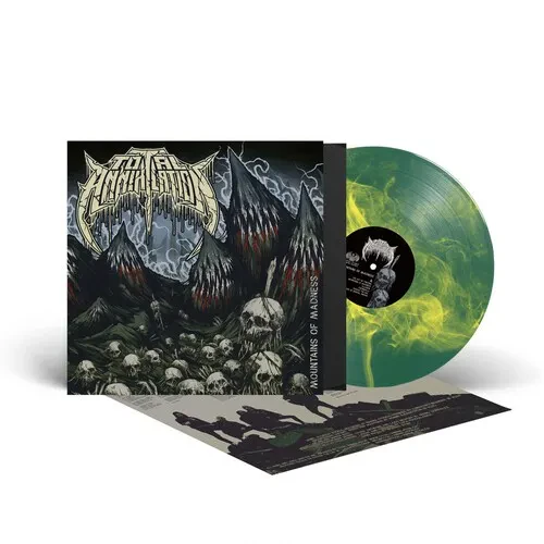 Виниловая пластинка Total Annihilation - Mountains of Madness - Green/Yellow [New Vinyl LP] Colored