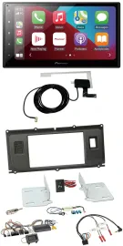 Автомагнитола для Land Rover Evoque (с 2014) Pioneer 2 DIN, USB, Bluetooth, DAB, совместима с кнопками на руле