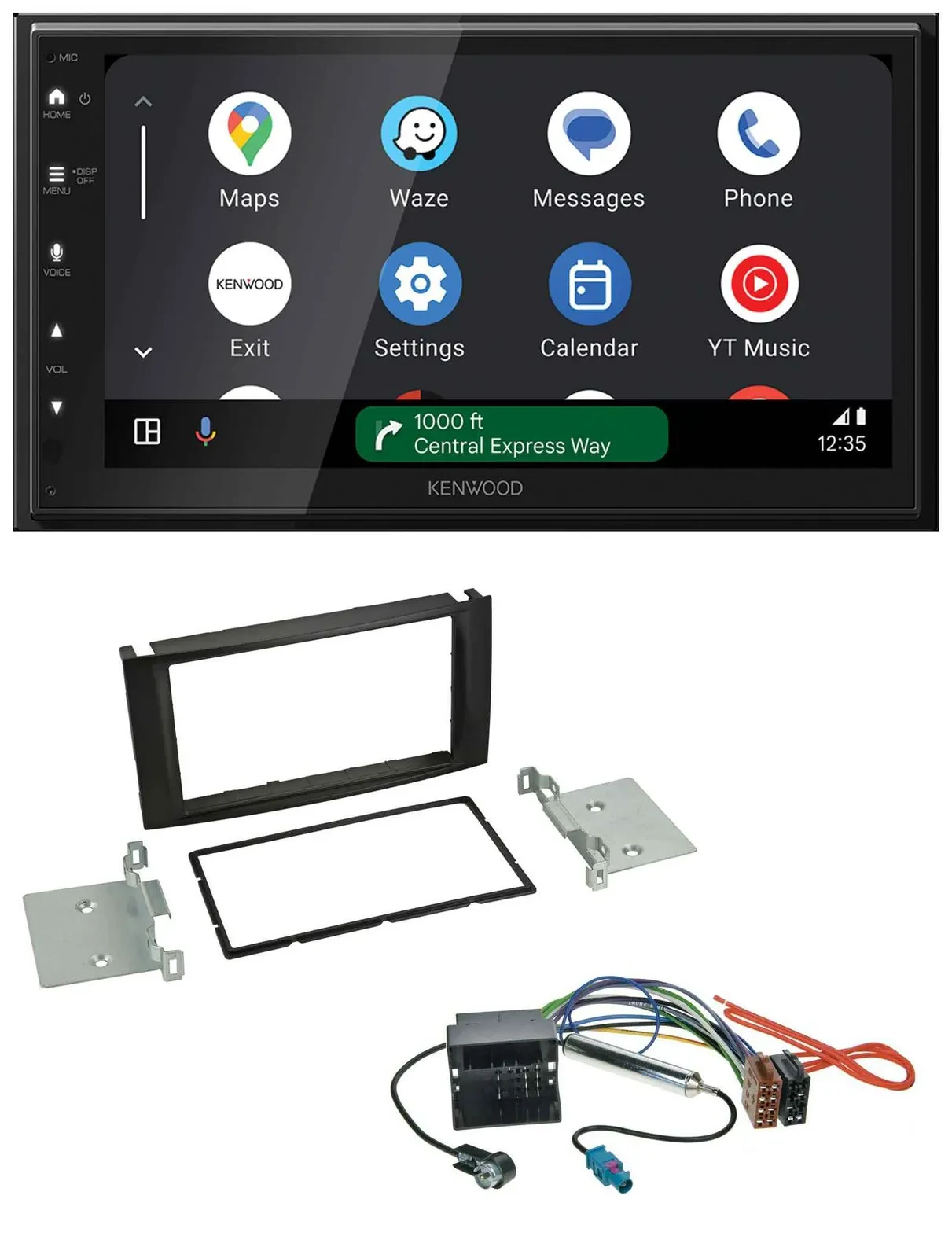 Автомагнитола для VW T5 Multivan/Caravelle/Touareg Kenwood 2-DIN DAB Bluetooth USB MP3