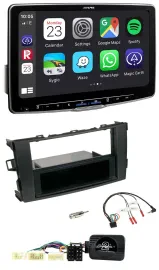Alpine Lenkrad USB Bluetooth DAB Autoradio für Toyota Auris 2007-2011 schwarz