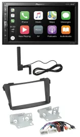 Автомагнитола Pioneer 2-DIN, USB, Bluetooth, DAB, MP3, чёрная, для Hyundai i40 (с 2011)