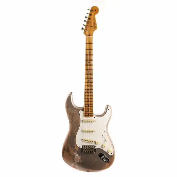 Электрогитара Fender Custom Shop 1956 Stratocaster Super Heavy Relic Faded Shoreline Gold