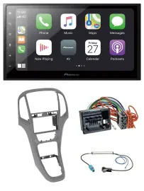 Pioneer MP3 Bluetooth DAB 2DIN USB Autoradio für Opel Astra J ab 09 Titangrau