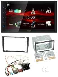 JVC USB Bluetooth MP3 DAB 2DIN Autoradio für Opel Combo C Meriva Corsa C Tigra a